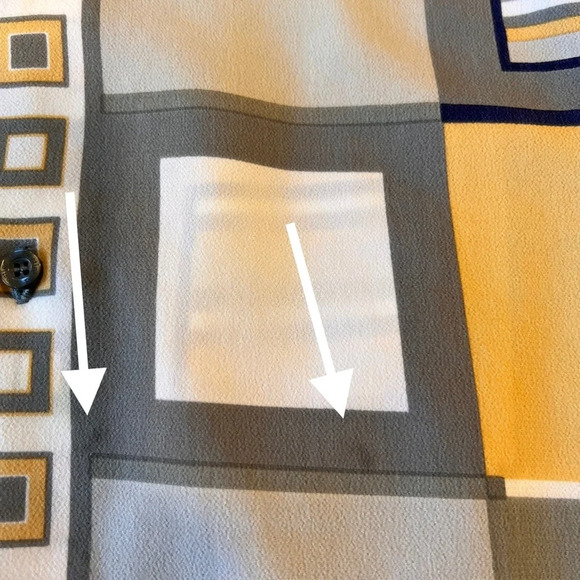 Royal Prestige Vintage Geometric Men’s Square Tail Short Sleeved Shirt. XL. - Picture 9 of 9